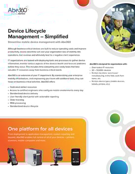 The first page of the technical benefits solution brief.