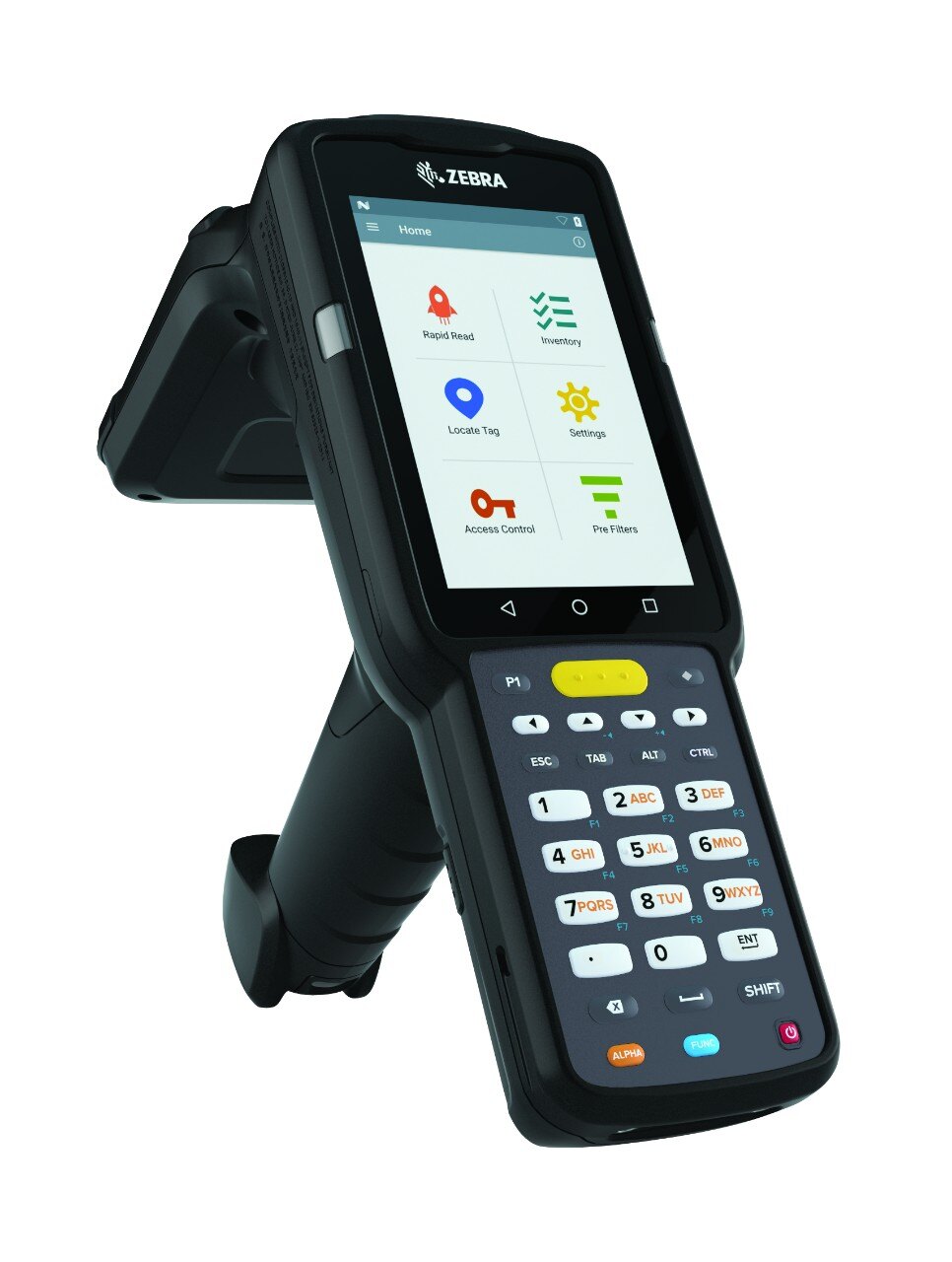 5 RFID-Handheld-Reader-MC3330XR Angle Right Up Product Photo