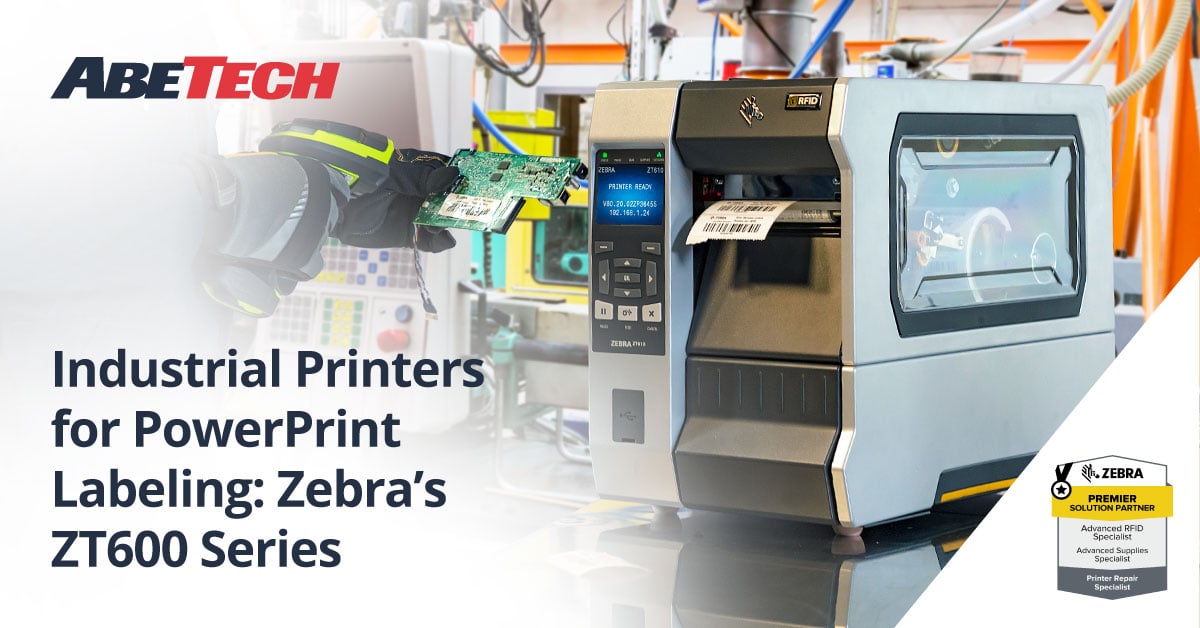 Industrial Printers for PowerPrint Labeling: Zebra’s ZT600 Series