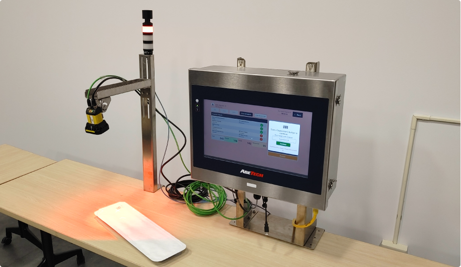 Precision weighing in action-image
